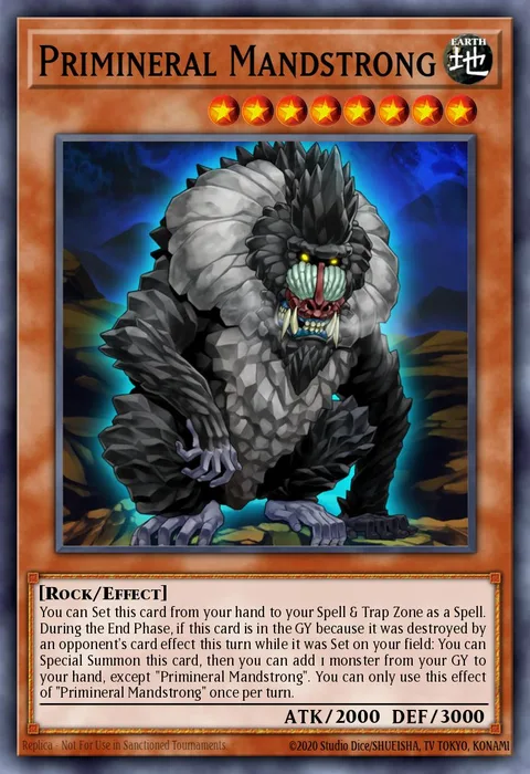 Primineral Mandstrong trading card