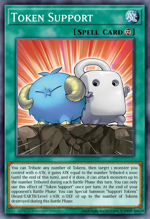 Token Support trading card