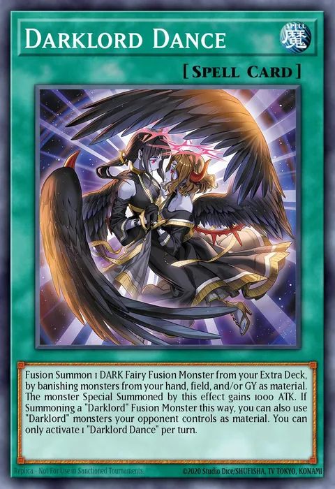 Darklord Dance trading card
