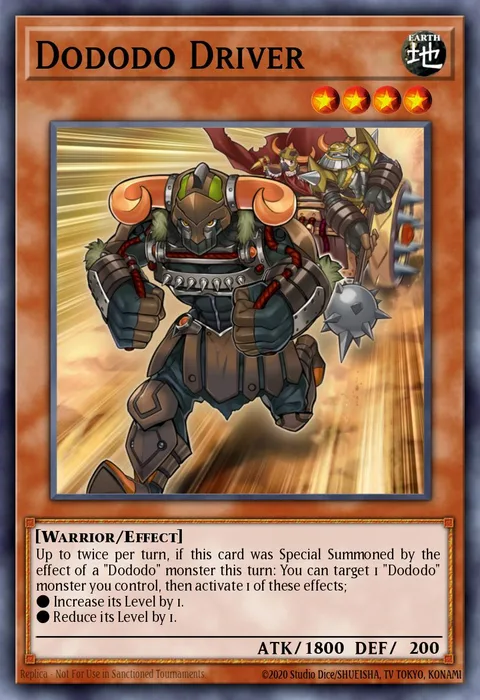 Dododo Driver trading card