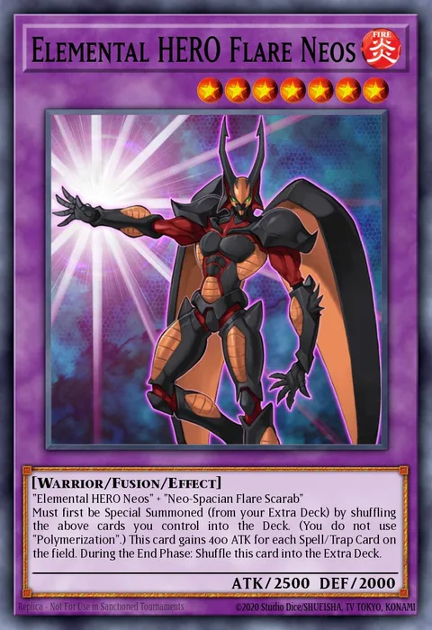 Elemental HERO Flare Neos trading card