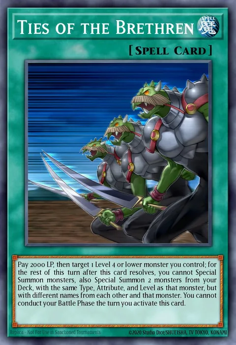Ties of the Brethren trading card