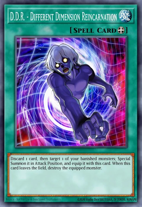 D.D.R. - Different Dimension Reincarnation trading card