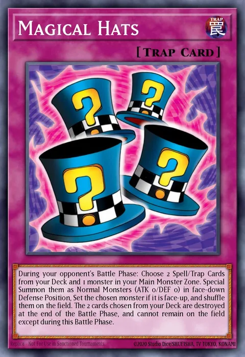 Magical Hats trading card