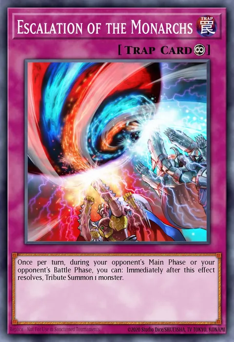 Escalation of the Monarchs trading card