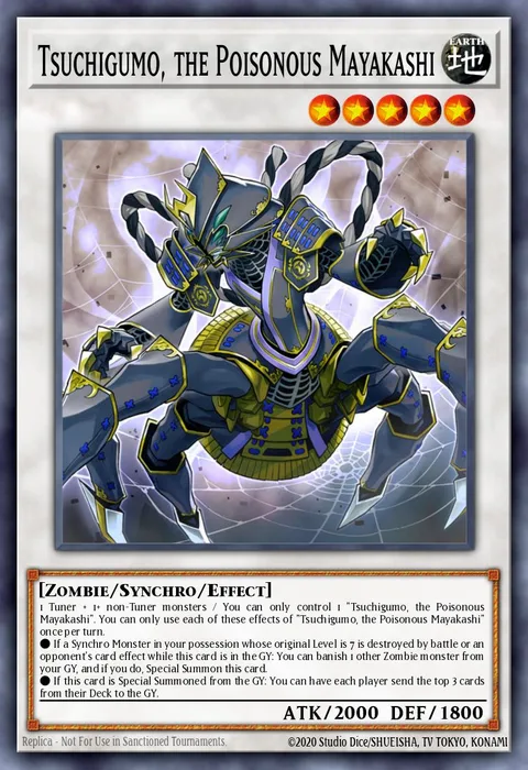 Tsuchigumo, the Poisonous Mayakashi trading card