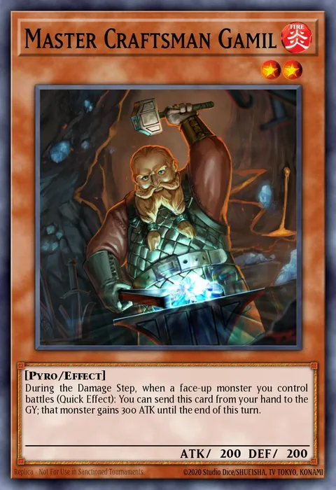Master Craftsman Gamil trading card