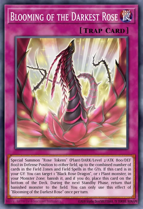 Blooming of the Darkest Rose trading card