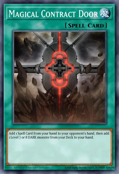 Magical Contract Door trading card