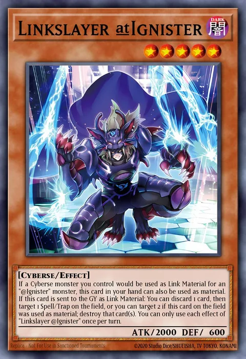Linkslayer @Ignister trading card