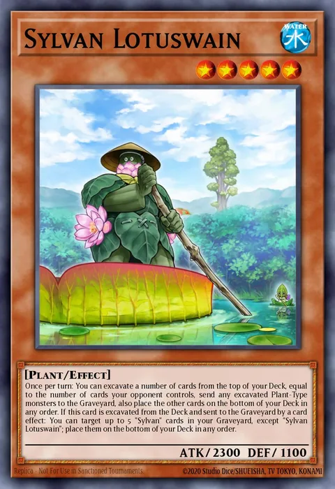 Sylvan Lotuswain trading card