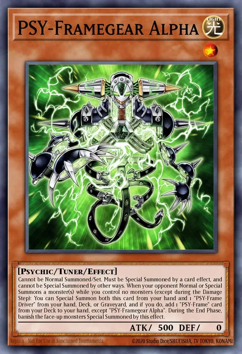 PSY-Framegear Alpha trading card