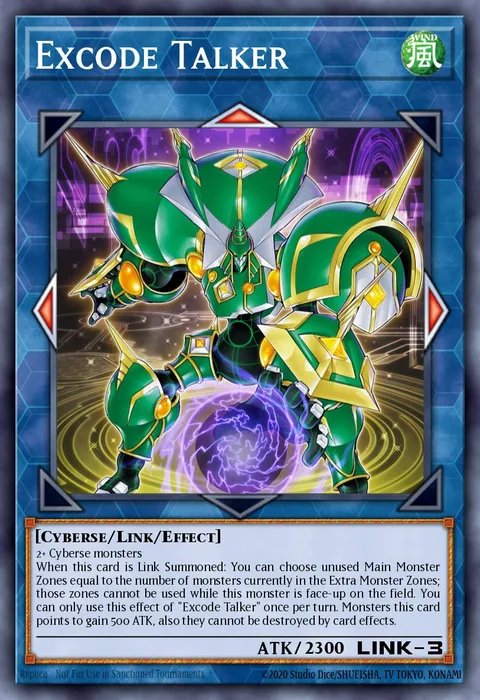 Excode Talker trading card