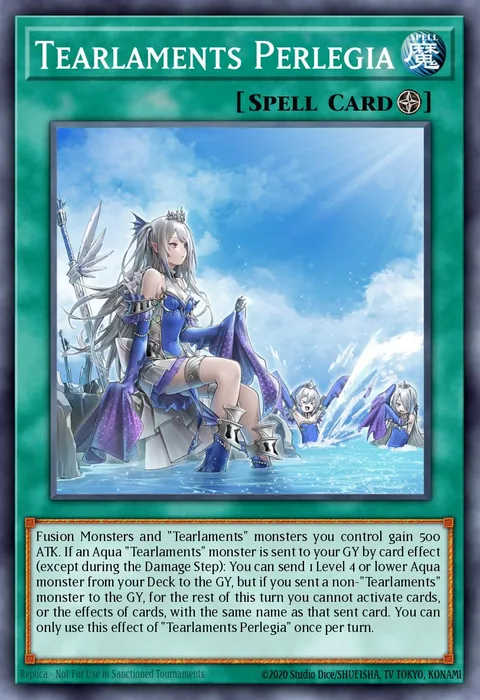 Tearlaments Perlegia trading card