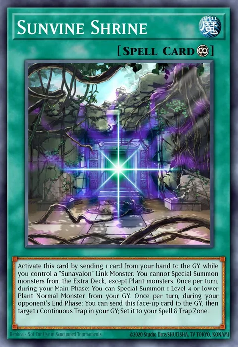 Sunvine Shrine trading card
