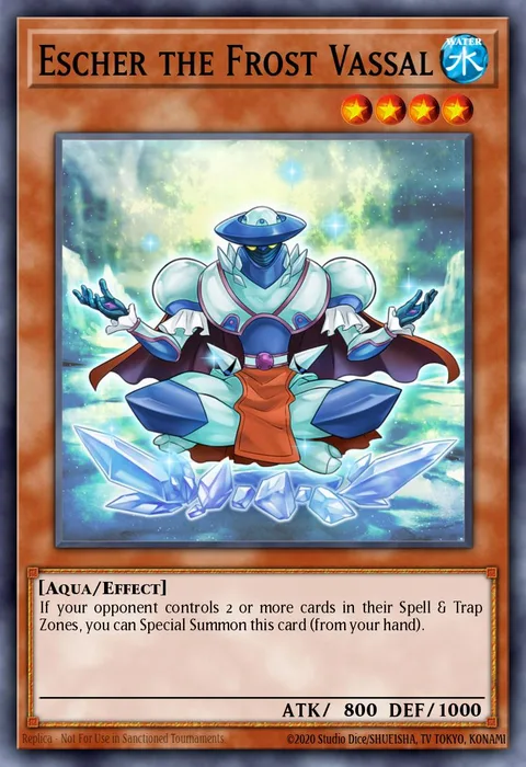 Escher the Frost Vassal trading card