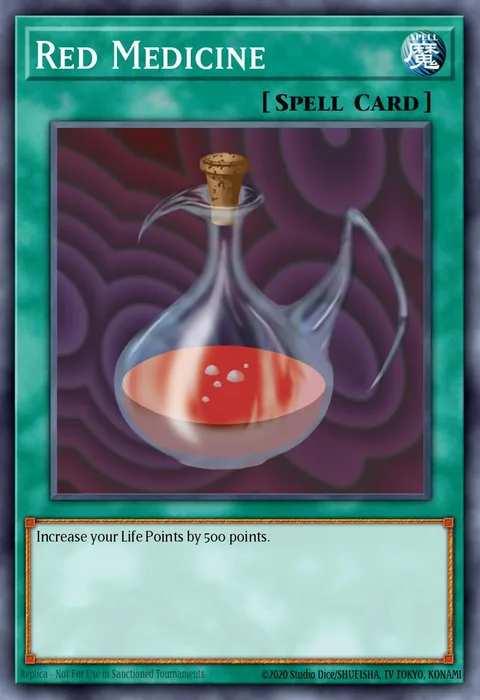 Red Medicine trading card