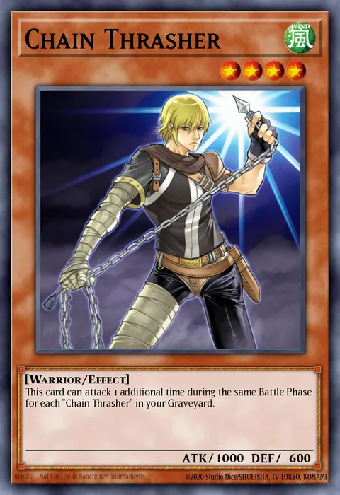 Chain Thrasher trading card
