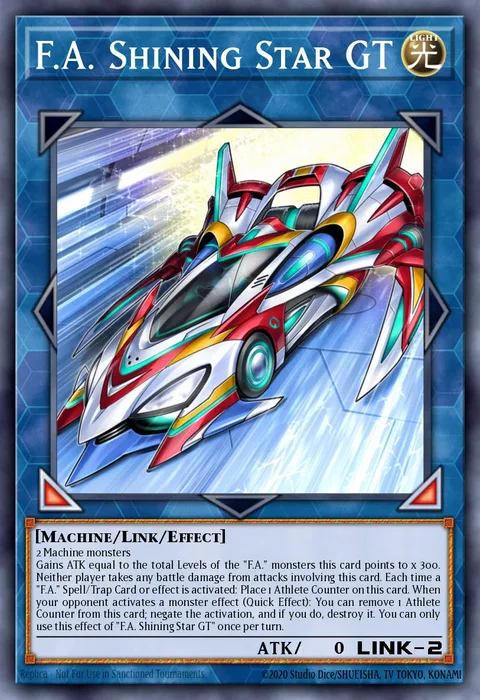 F.A. Shining Star GT trading card