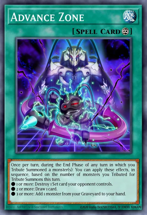 Advance Zone trading card