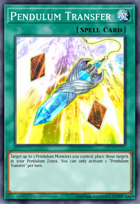 Pendulum Transfer trading card