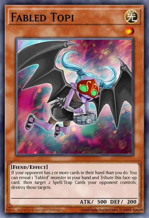 Fabled Topi trading card