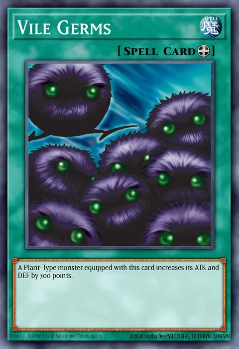 Vile Germs trading card
