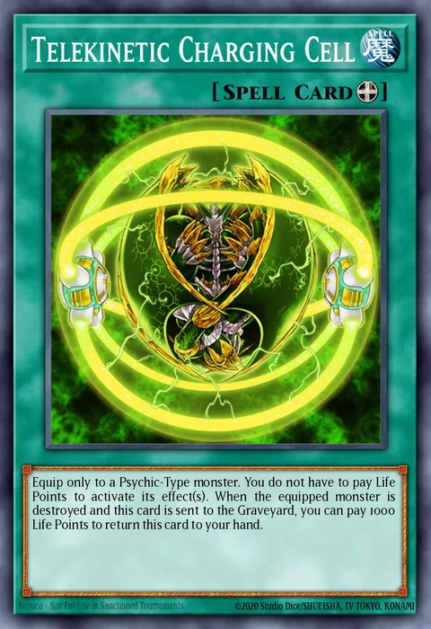Telekinetic Charging Cell trading card