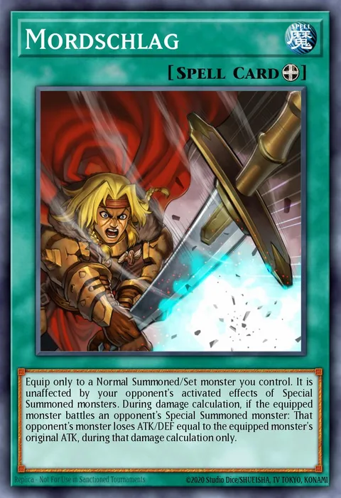 Mordschlag trading card