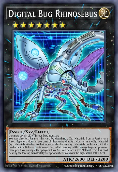 Digital Bug Rhinosebus trading card