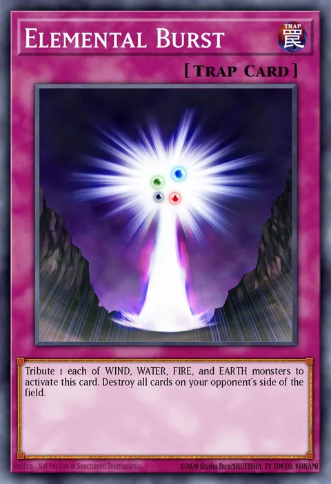 Elemental Burst trading card