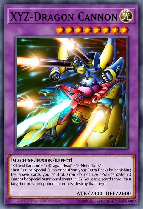 XYZ-Dragon Cannon trading card