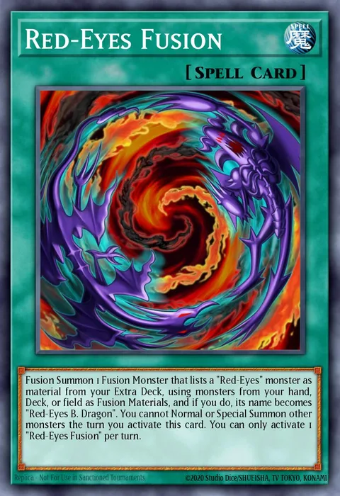 Red-Eyes Fusion trading card