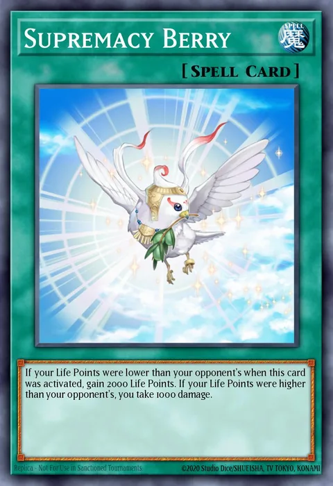 Supremacy Berry trading card