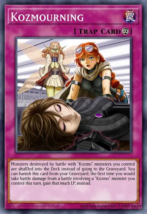 Kozmourning trading card