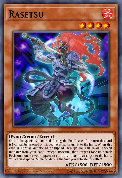 Rasetsu trading card
