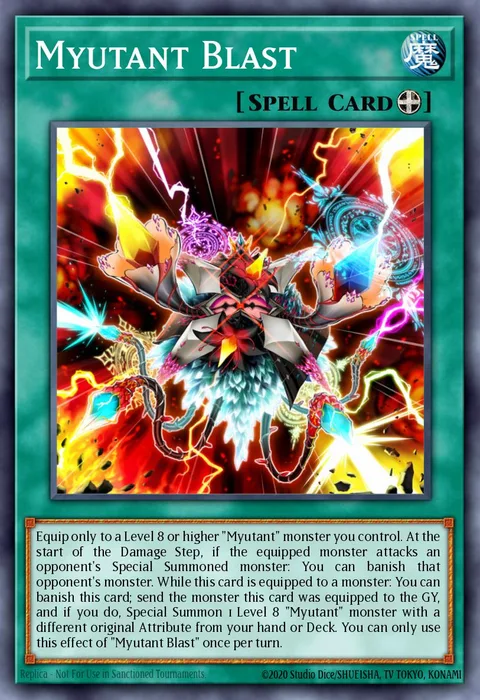 Myutant Blast trading card