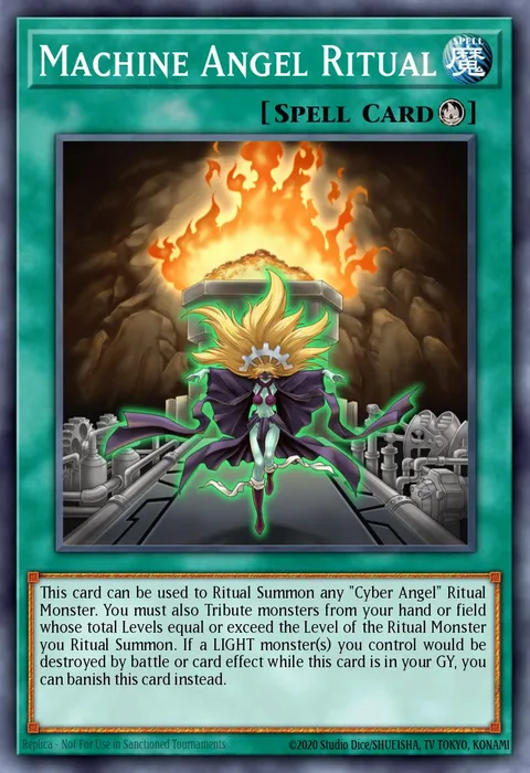 Machine Angel Ritual trading card