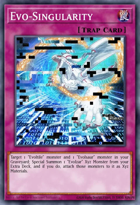 Evo-Singularity trading card