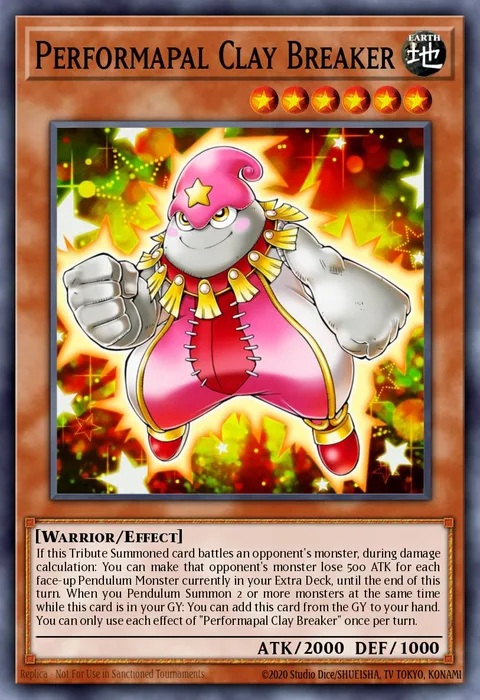 Performapal Clay Breaker trading card