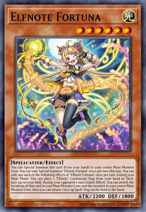 Elfnote Fortuna trading card