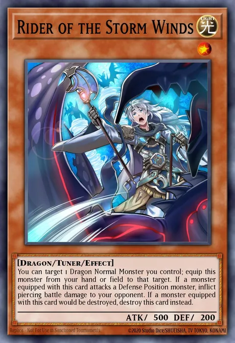 Rider of the Storm Winds trading card