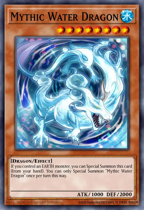 Mythic Water Dragon trading card