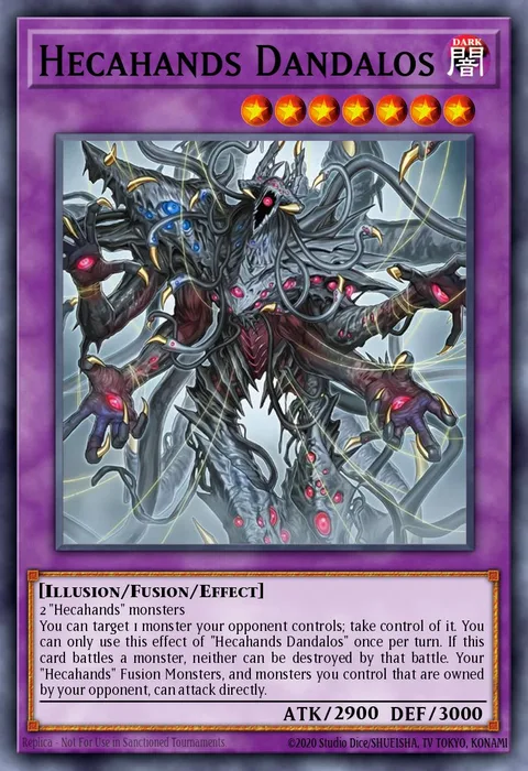 Hecahands Dandalos trading card