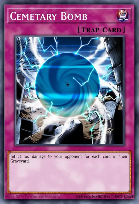Cemetary Bomb trading card