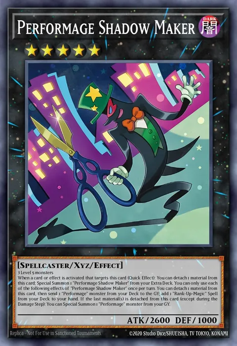Performage Shadow Maker trading card