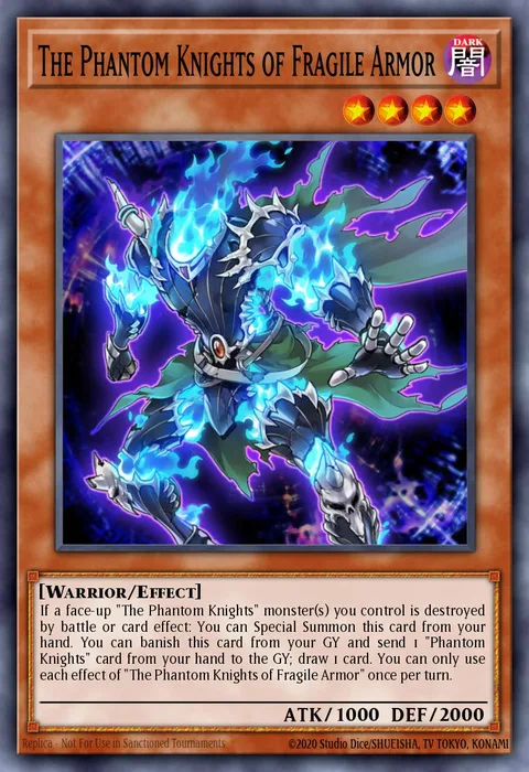 The Phantom Knights of Fragile Armor trading card