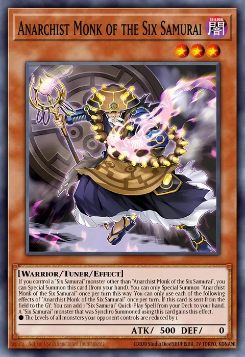 Anarchist Monk of the Six Samurai trading card