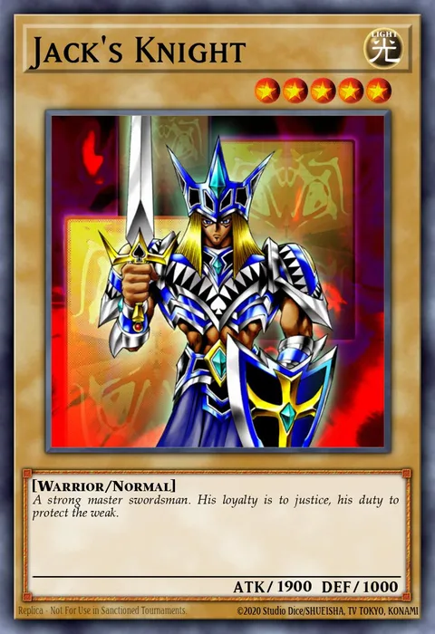 Jack's Knight trading card