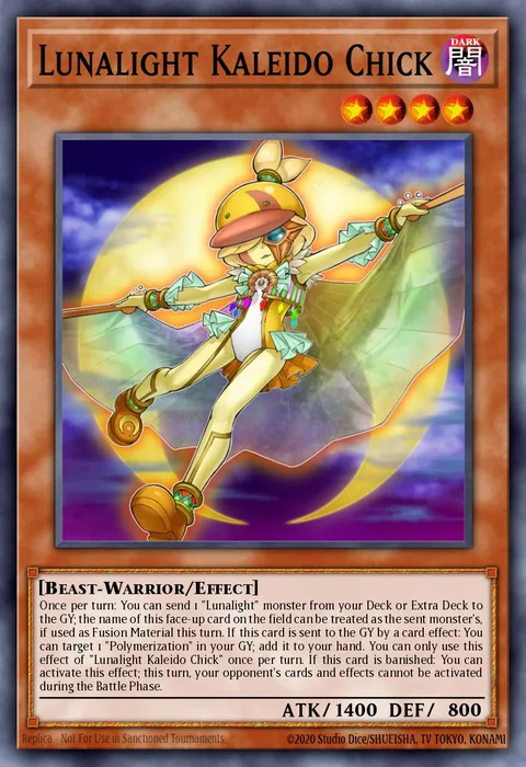 Lunalight Kaleido Chick trading card
